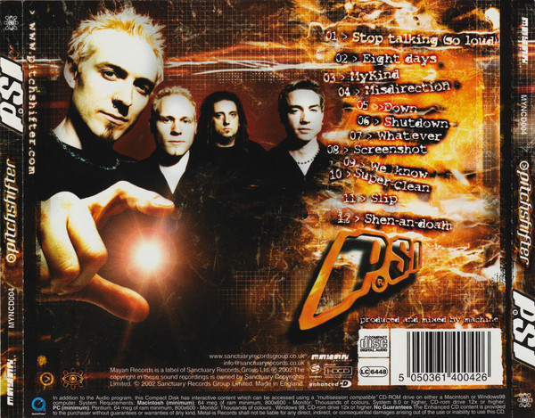 Pitchshifter - PSI (HDCD, Album, Enh)
