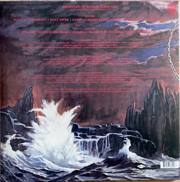 Dio (2) - Holy Diver (LP, Album, RE, RM)