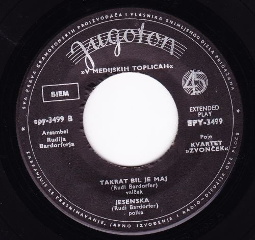 Ansambel Rudija Bardorferja In Vokalni Kvartet 