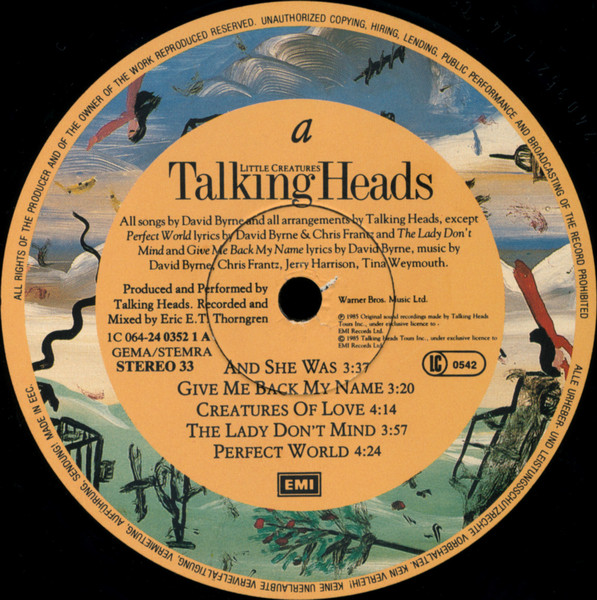 Talking Heads - Little Creatures (LP, Album)
