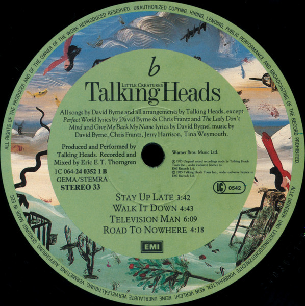 Talking Heads - Little Creatures (LP, Album)