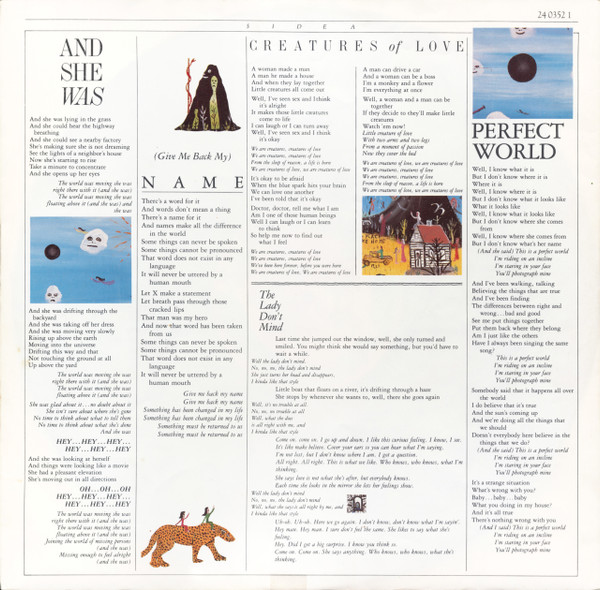 Talking Heads - Little Creatures (LP, Album)