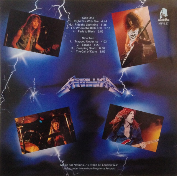 Metallica - Ride The Lightning (LP, Album)