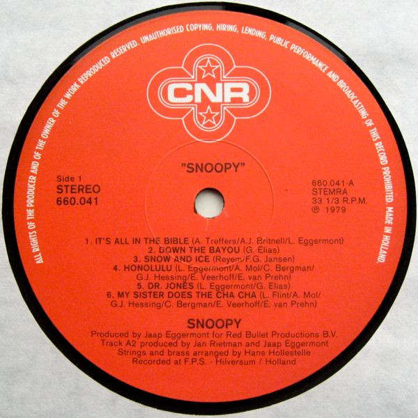 Snoopy (3) - Snoopy (LP, Album)