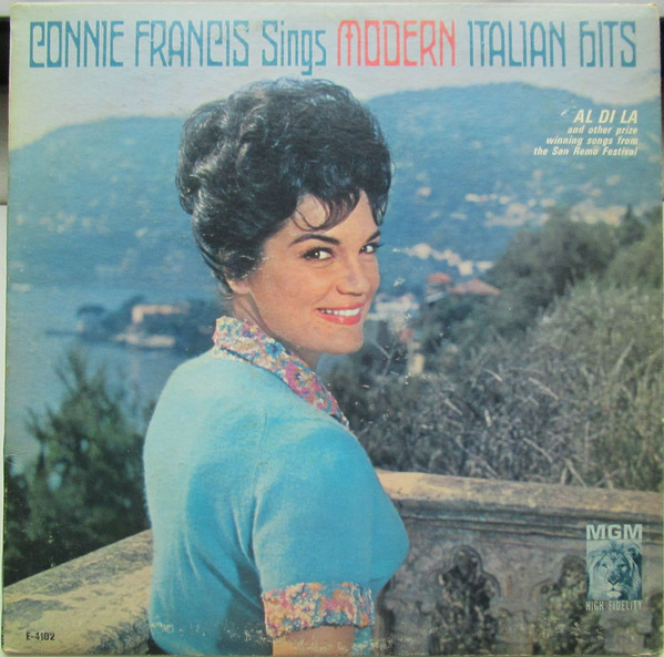 Connie Francis - Connie Francis Sings Modern Italian Hits (LP, Album, Mono)