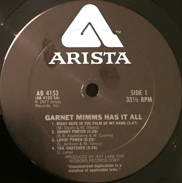 Garnet Mimms - Has It All (LP, Album)