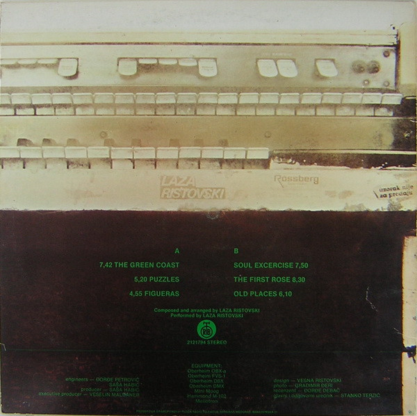 Laza Ristovski - Roses For A General (LP, Album)