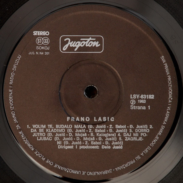 Frano Lasić - Frano Lasić (LP, Album)