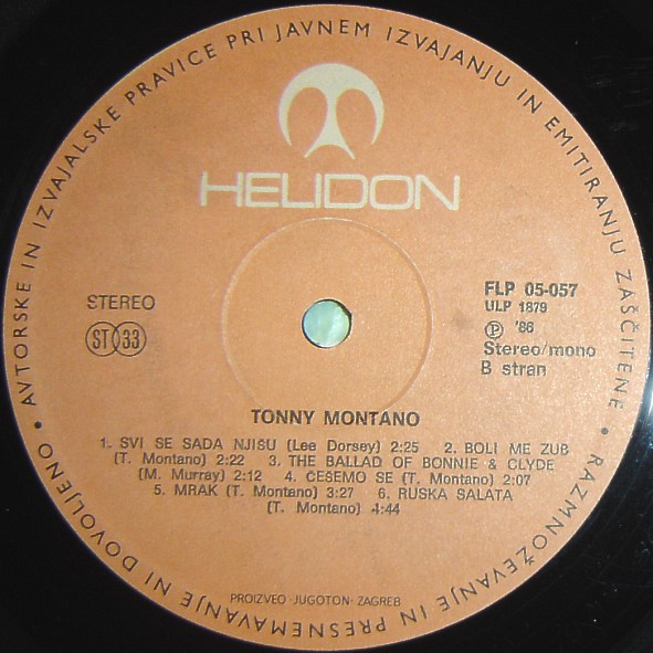 Tonny Montano - Tonny Montano (LP, Album)