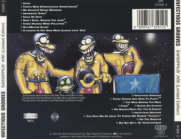 Infectious Grooves - Sarsippius' Ark (Limited Edition) (CD, Album)