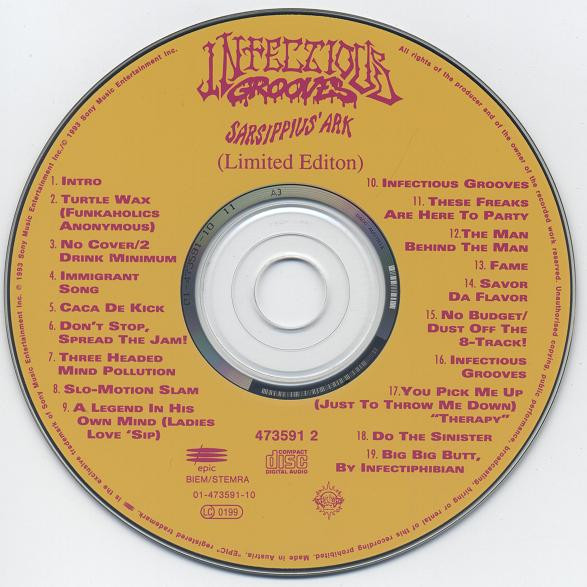 Infectious Grooves - Sarsippius' Ark (Limited Edition) (CD, Album)