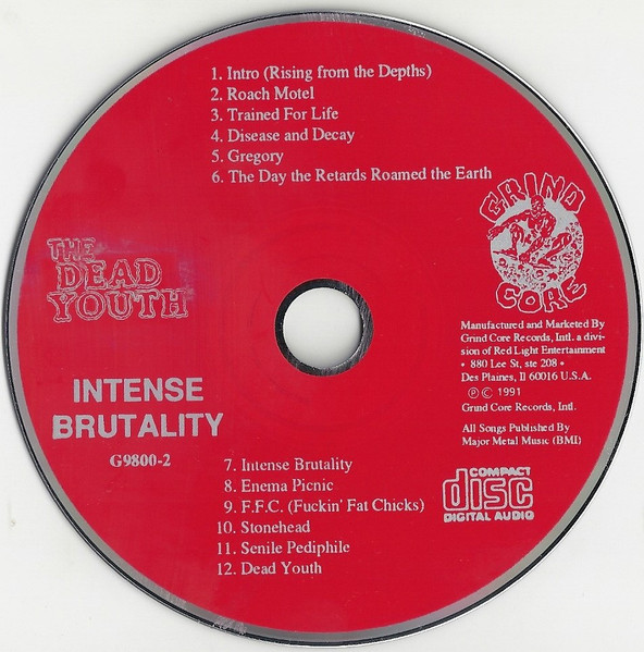 The Dead Youth - Intense Brutality (CD, Album)