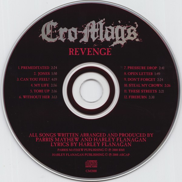 Cro-Mags - Revenge (CD, Album)