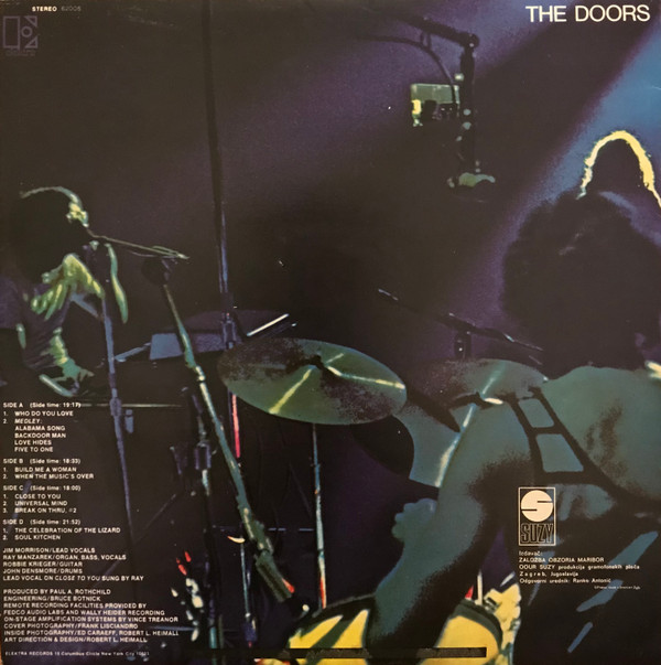 The Doors - Absolutely Live (2xLP, Album, RE, Gat)