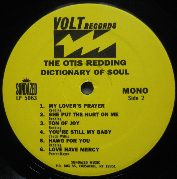 Otis Redding - The Otis Redding Dictionary Of Soul - Complete & Unbelievable (LP, Album, Mono, RE)