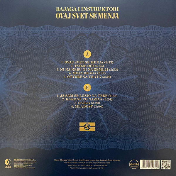 Bajaga I Instruktori - Ovaj Svet Se Menja (LP, Album, 180)