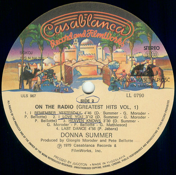 Donna Summer - On The Radio - Greatest Hits - Volumes I & II (2xLP, Comp)