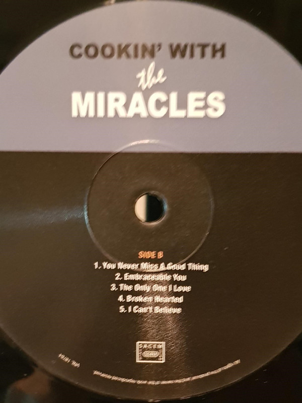 The Miracles - Cookin' With The Miracles (LP, Album, Ltd, 180)