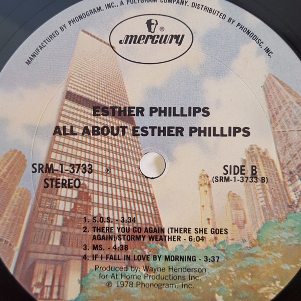 Esther Phillips - All About Esther Phillips (LP, Album)