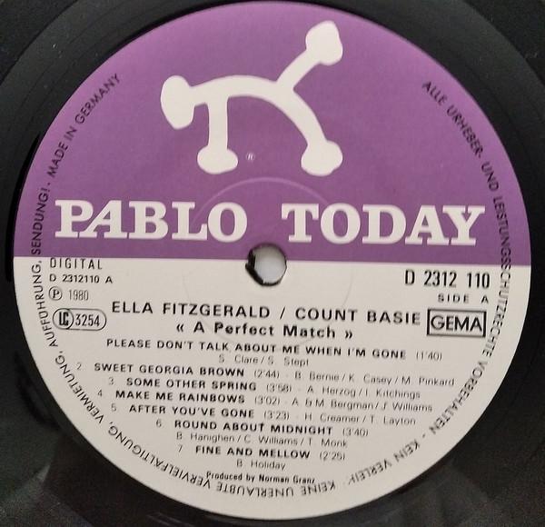 Ella* And Basie* - A Perfect Match (LP, Album)