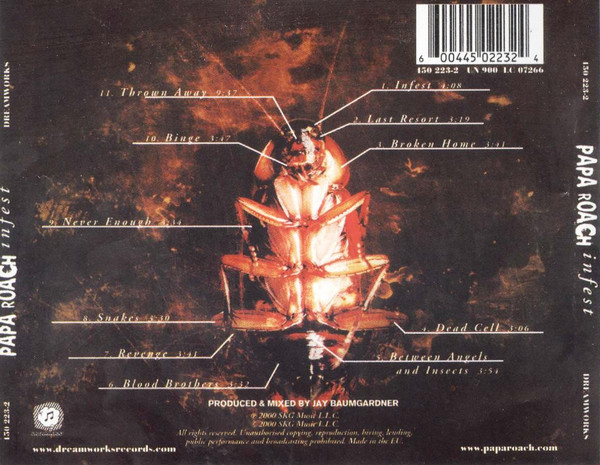 Papa Roach - Infest (CD, Album, RP, Unofficial)