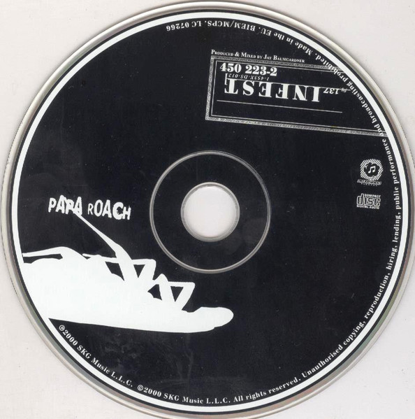 Papa Roach - Infest (CD, Album, RP, Unofficial)