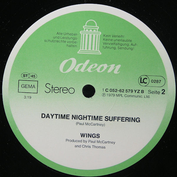 Wings (2) - Good Night Tonight (12