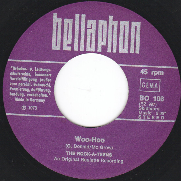 The Rock-A-Teens / The Regents (2) - Woo-Hoo / Barbara-Ann (7