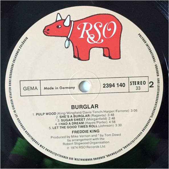Freddie King - Burglar (LP, Album)