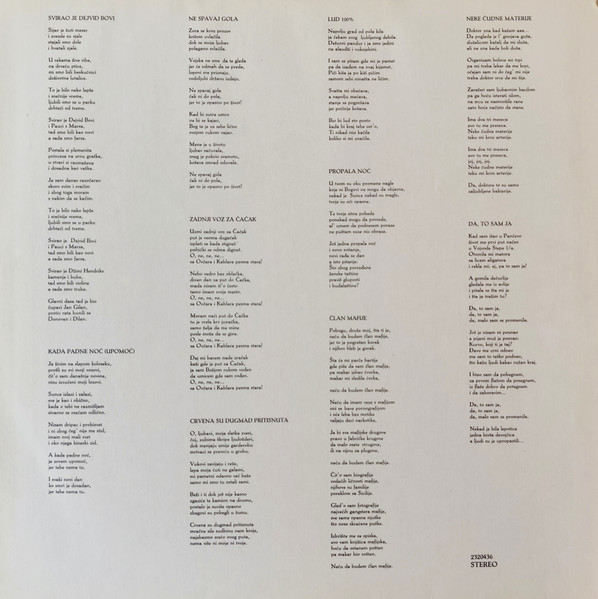 Riblja Čorba - Ujed Za Dušu (LP, Album)