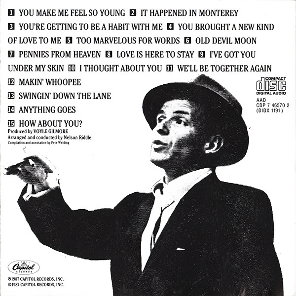 Frank Sinatra - Songs For Swingin' Lovers! (CD, Album, RE, RM)
