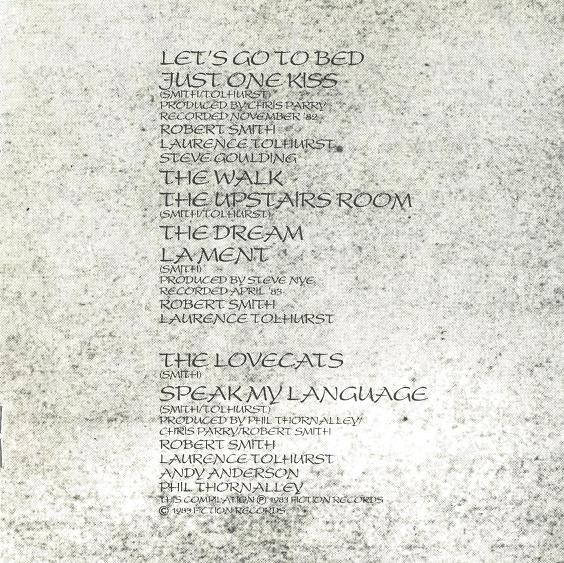 The Cure - Japanese Whispers (CD, Comp, RE)