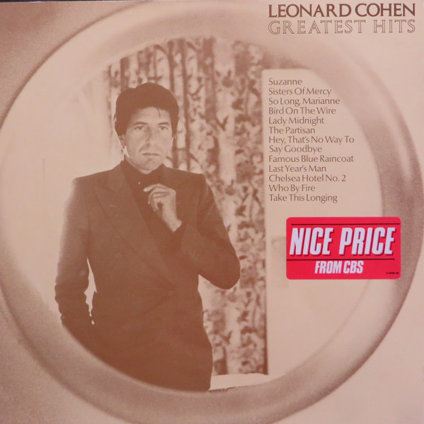 Leonard Cohen - Greatest Hits (LP, Comp, RE)