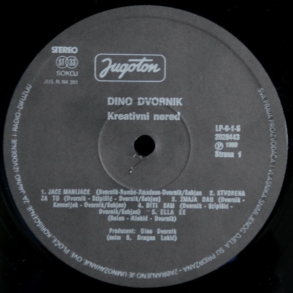Dino Dvornik - Kreativni Nered (LP, Album)