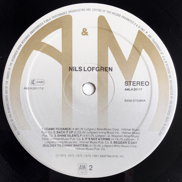 Nils Lofgren - The Best (LP, Comp)