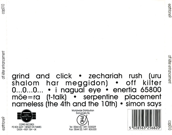 earthtone9 - Off Kilter Enhancement (CD, Album)