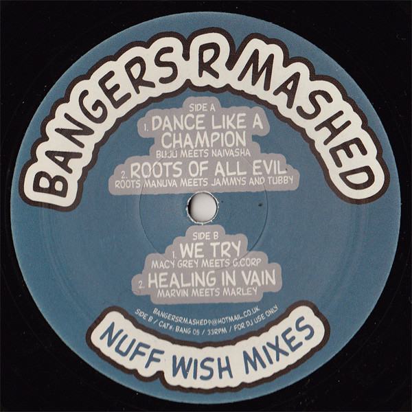 Bangers R Mashed - Nuff Wish Mixes - Plate 4 (12