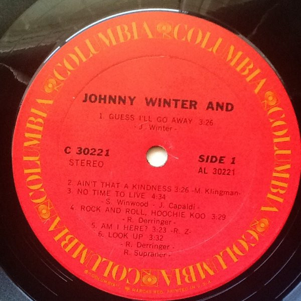 Johnny Winter And - Johnny Winter And (LP, Album)