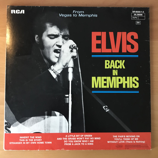 Elvis Presley - From Memphis To Vegas / From Vegas To Memphis (2xLP, Album, RE)