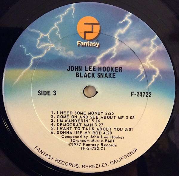 John Lee Hooker - Black Snake (2xLP, Album, Comp)