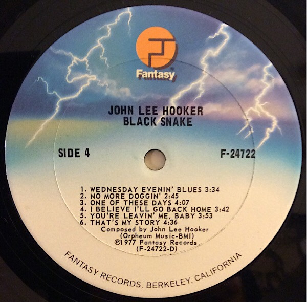 John Lee Hooker - Black Snake (2xLP, Album, Comp)