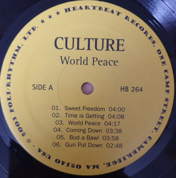 Culture - World Peace (LP, Album)