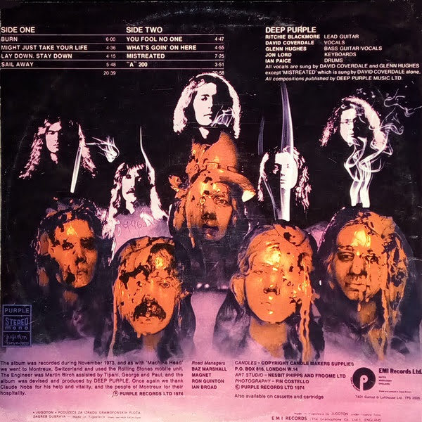 Deep Purple - Burn (LP, Album, RP)