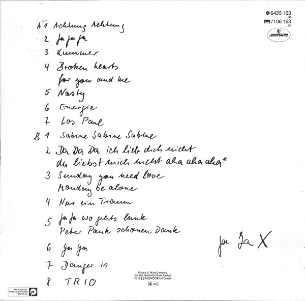 Trio - Trio (LP, Album, RE)