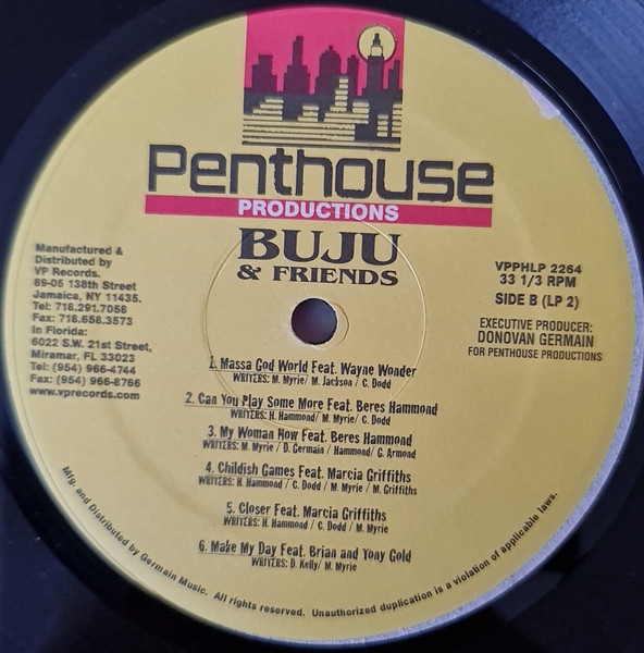 Buju Banton - Buju & Friends (2xLP, Comp)