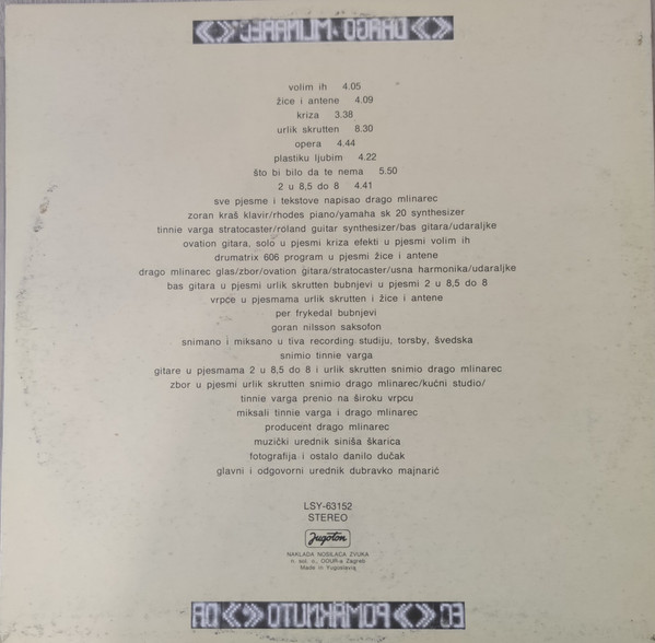 Drago Mlinarec - Pomaknuto (LP, Album, RE, Bla)