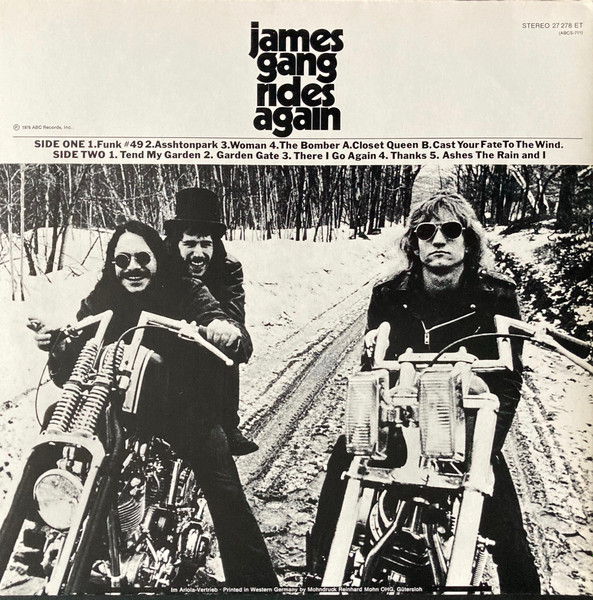 James Gang - James Gang Rides Again (LP, Album, RE)