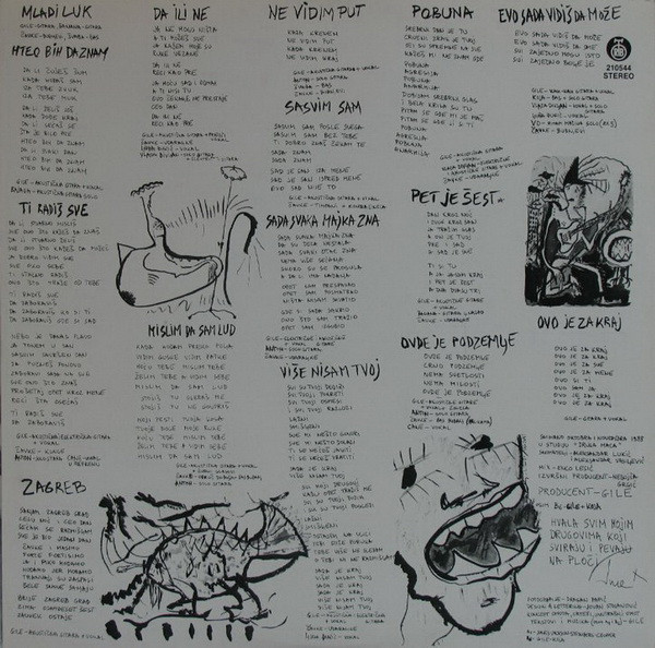 Gile* - Evo Sada VidiÅ¡ Da MoÅ¾e (LP, Album)
