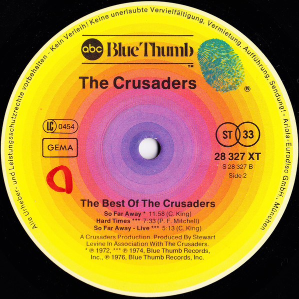 The Crusaders - The Best Of The Crusaders (2xLP, Comp)