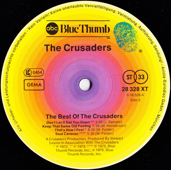 The Crusaders - The Best Of The Crusaders (2xLP, Comp)